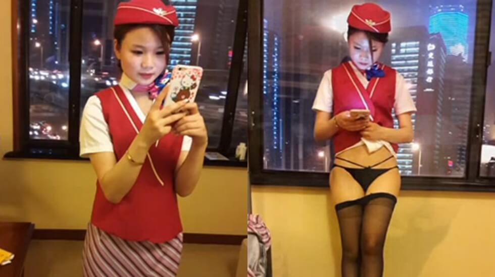 91康先生-高级酒店约战上海南航19岁本地美女王琪空姐,穿着空姐服就开操,撕烂丝袜爆插空姐的美逼